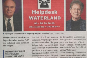 Helpdesk Waterland (Streekblad 12-12-2022)