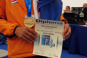 Bert Schalkwijk krijgt gouden medaille en is Wereldkampioen!